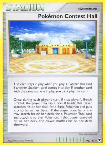Pokémon Contest Hall 93/111 Rising Rivals Pokemon card
