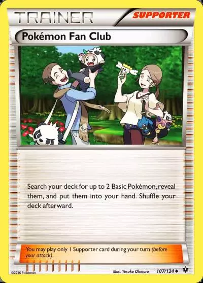Pokémon Fan Club 107/124 Fates Collide Pokemon card