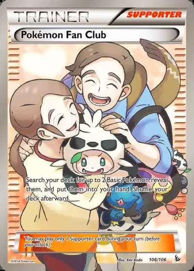 Pokémon Fan Club 106/106 Flashfire Pokemon card