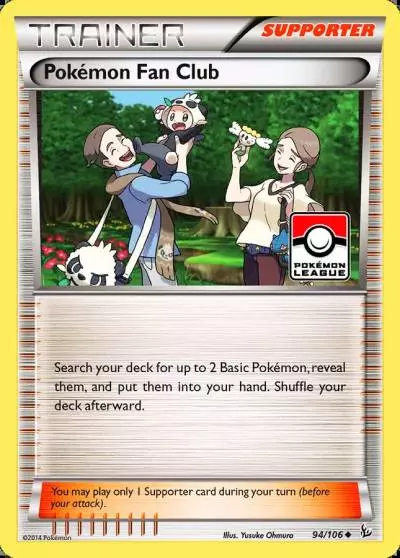 Pokémon Fan Club 94/106 Flashfire Pokemon card