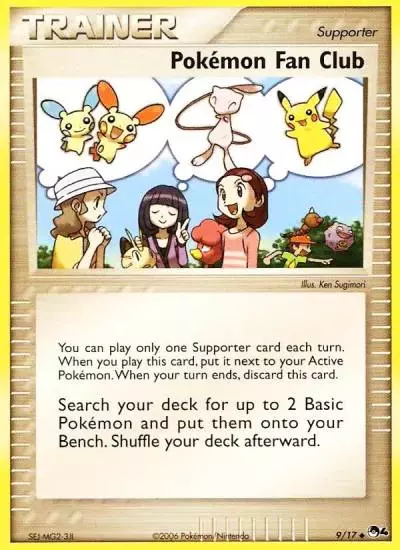 Pokémon Fan Club 9/17 POP Series 4 Pokemon card