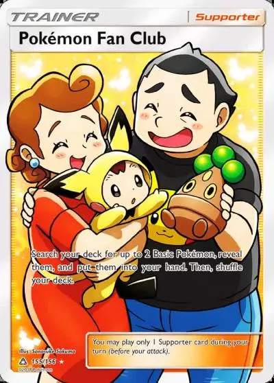 Pokémon Fan Club 155/156 Ultra Prism Pokemon card