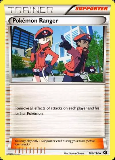 Pokémon Ranger 104/114 Steam Siege Pokemon card