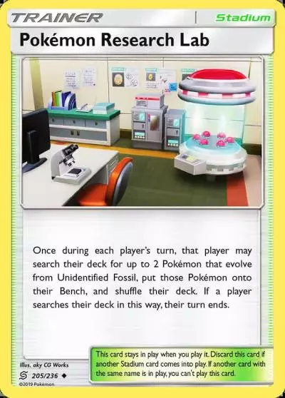 Pokémon Research Lab 205/236 Unified Minds Pokemon card