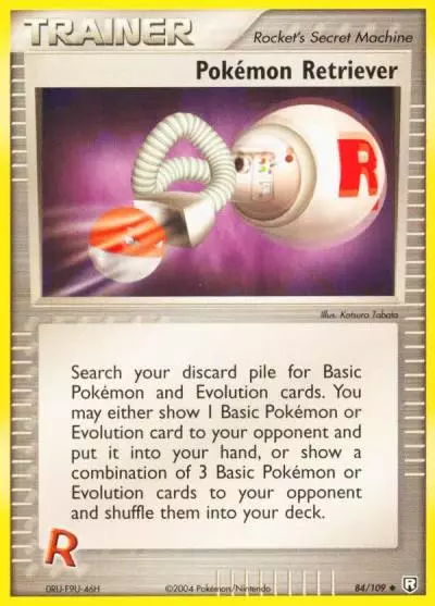 Pokémon Retriever 84/109 Team Rocket Returns Pokemon card