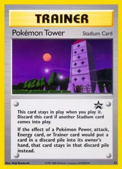 Pokémon Tower 42/53 Wizards Black Star Promos Pokemon card