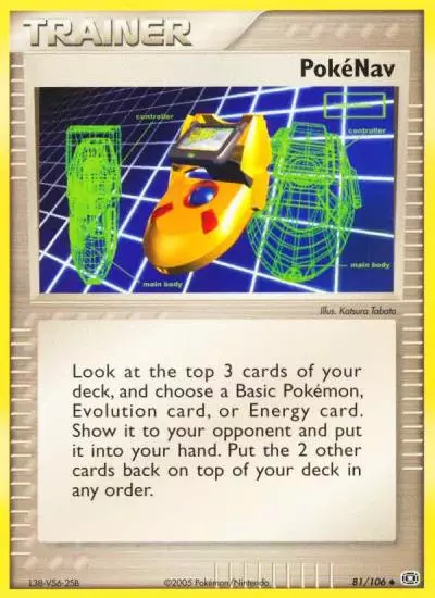 PokéNav 81/106 Emerald Pokemon card