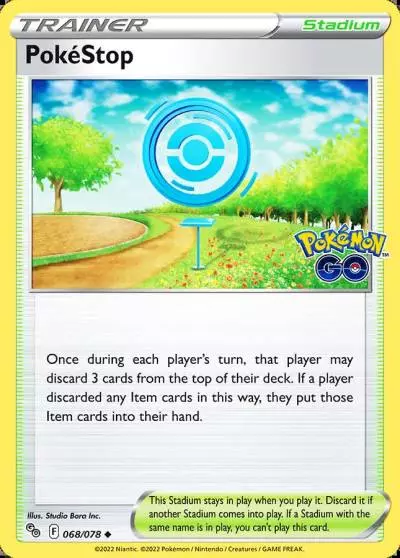 PokéStop 68/78 Pokémon GO Pokemon card