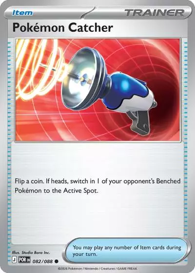 Pokémon Catcher 82/88 Perfect Order Pokemon card