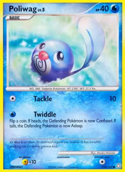 Poliwag 114/146 Legends Awakened Pokemon card