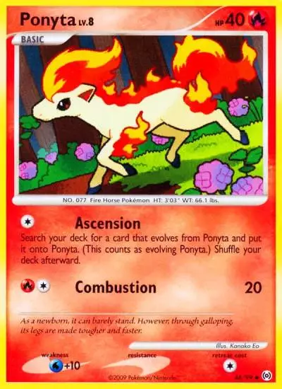 Ponyta 46/99 Arceus Pokemon card