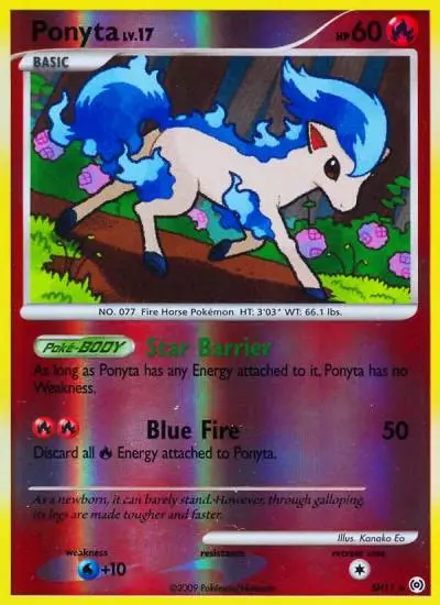 Ponyta SH11/99 Arceus Pokemon card