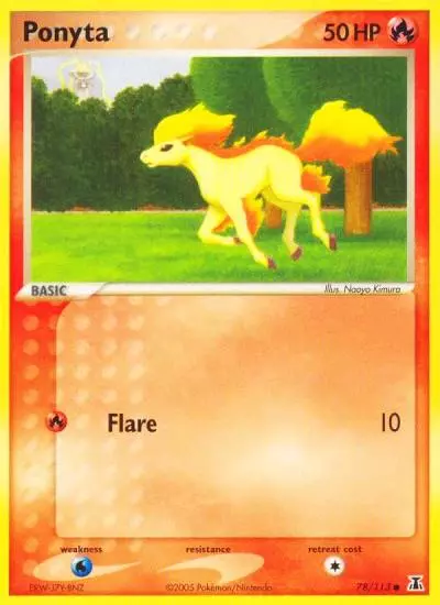 Ponyta 78/113 Delta Species Pokemon card