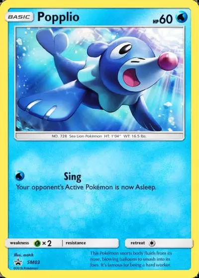 Popplio SM03/248 SM Black Star Promos Pokemon card