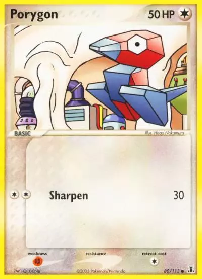 Porygon 80/113 Delta Species Pokemon card