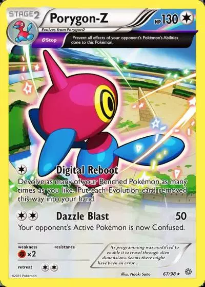 Porygon-Z 67/98 Ancient Origins Pokemon card
