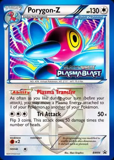 Porygon-Z BW84/101 BW Black Star Promos Pokemon card