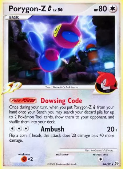 Porygon-Z G 26/99 Arceus Pokemon card