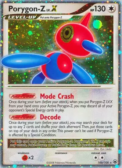Porygon-Z LV.X 100/100 Majestic Dawn Pokemon card