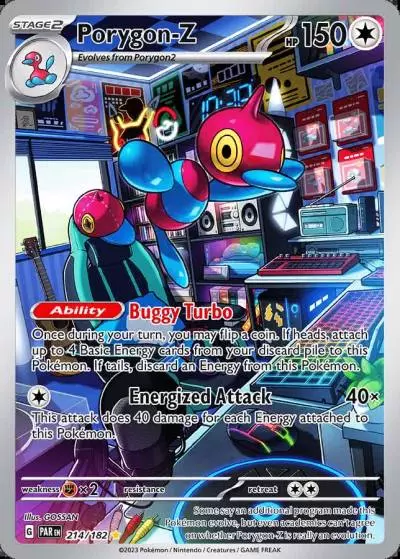 Porygon-Z 214/182 Paradox Rift Pokemon card