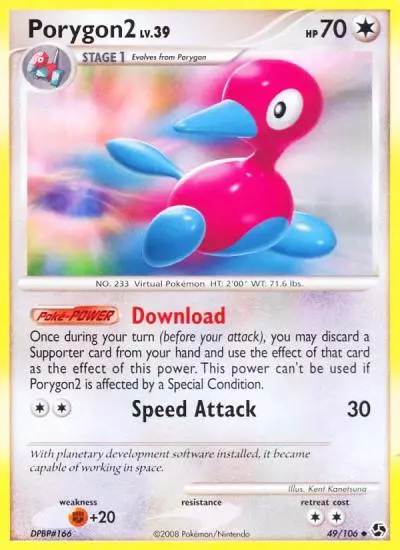 Porygon2 49/106 Great Encounters Pokemon card