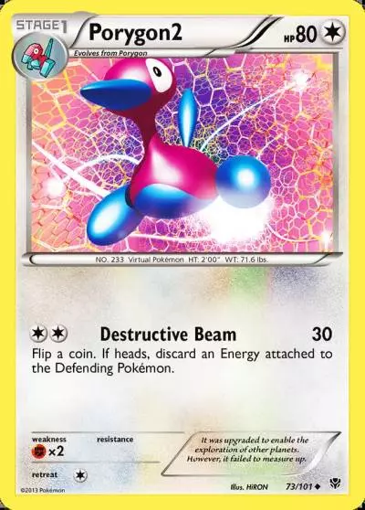 Porygon2 73/101 Plasma Blast Pokemon card