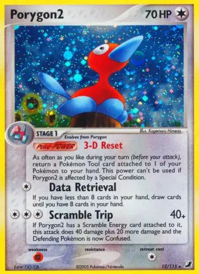 Porygon2 12/115 Unseen Forces Pokemon card