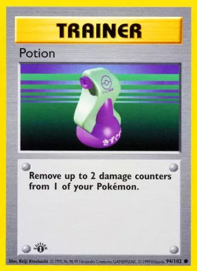Potion 94/102 Base Pokemon card
