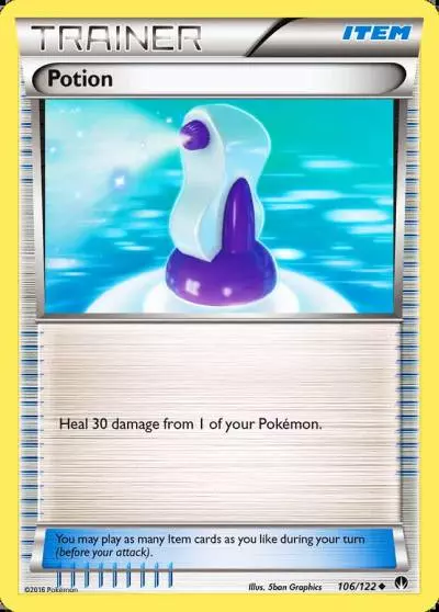 Potion 106/122 BREAKpoint Pokemon card