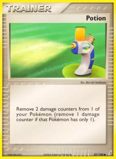 Potion 87/100 Crystal Guardians Pokemon card
