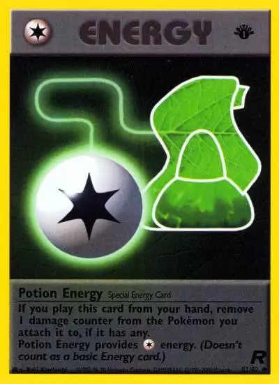 Potion Energy 82/82 Team Rocket Pokemon card