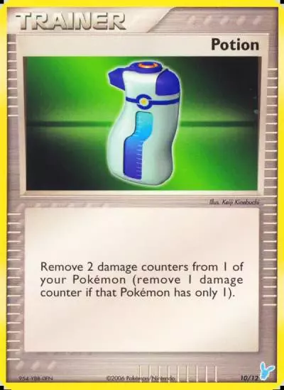 Potion 10/12 EX Trainer Kit 2 Minun Pokemon card