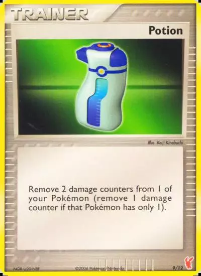 Potion 9/12 EX Trainer Kit 2 Plusle Pokemon card