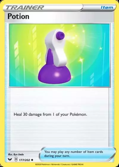 Potion 177/202 Sword & Shield Pokemon card