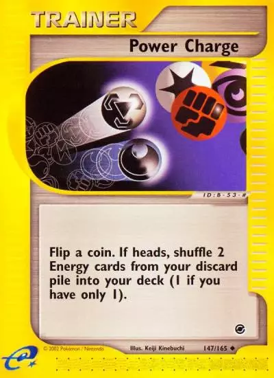 Power Charge 147/165 Expedition Base Set Pokemon card