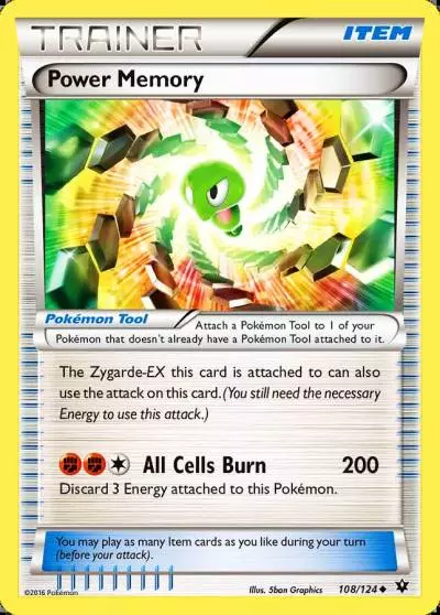 Power Memory 108/124 Fates Collide Pokemon card