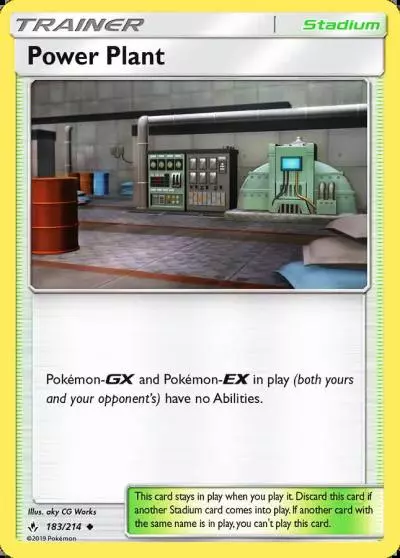Power Plant 183/214 Unbroken Bonds Pokemon card
