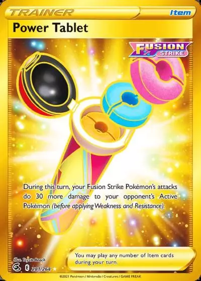 Power Tablet 281/264 Fusion Strike Pokemon card