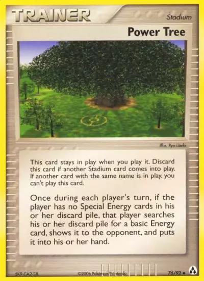 Power Tree 76/92 Legend Maker Pokemon card