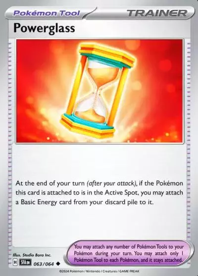 Powerglass 63/64 Shrouded Fable Pokemon card