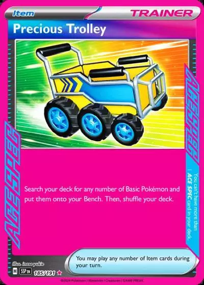 Precious Trolley 185/191 Surging Sparks Pokemon card