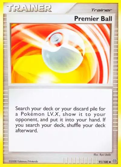Premier Ball 91/100 Stormfront Pokemon card