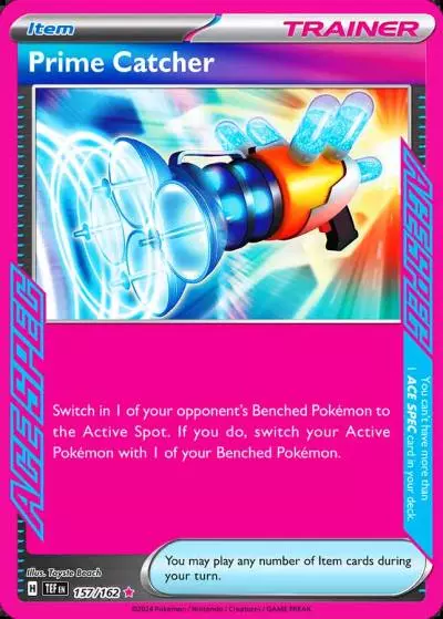 Prime Catcher 157/162 Temporal Forces Pokemon card