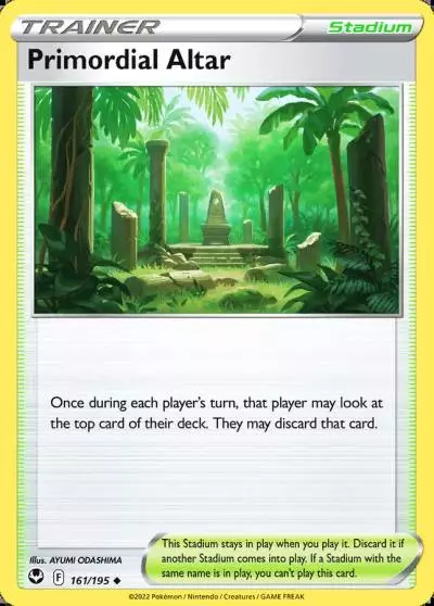 Primordial Altar 161/195 Silver Tempest Pokemon card