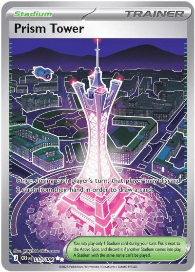 Prism Tower 111/86 Chaos Rising Pokemon card