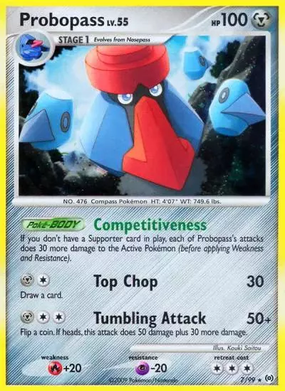 Probopass 7/99 Arceus Pokemon card