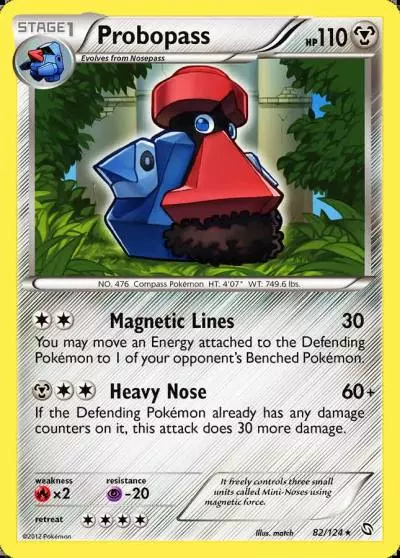 Probopass 82/124 Dragons Exalted Pokemon card