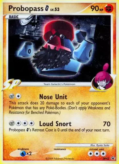 Probopass G DP43/56 DP Black Star Promos Pokemon card