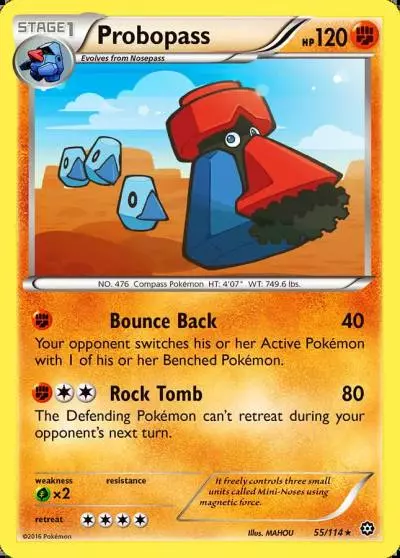 Probopass 55/114 Steam Siege Pokemon card