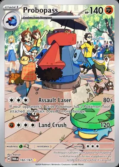 Probopass 182/167 Twilight Masquerade Pokemon card